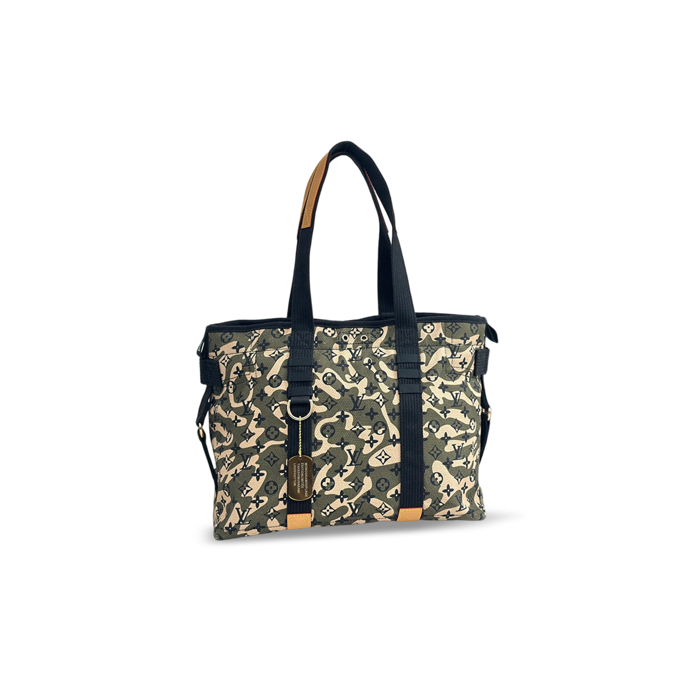 LOUIS VUITTON MURAKAMI LV X TM MONOGRAMOUFLAGE TRELLIS TOTE M95783 (38*30*19cm)